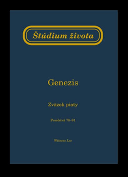 Štúdium života v Genezis V.